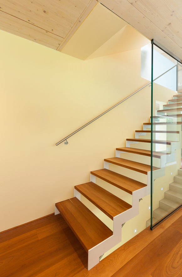 garde corps verre pour escalier intérieur
